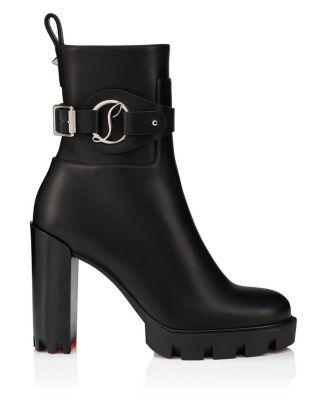 Women's Dianouchette 100mm Lug Booties by CHRISTIAN LOUBOUTIN