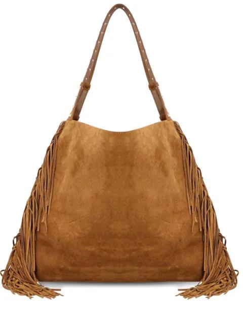 fringe-detail suede backpack by CHRISTIAN LOUBOUTIN