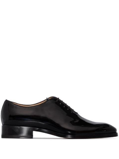 high-shine leather Oxford shoes by CHRISTIAN LOUBOUTIN