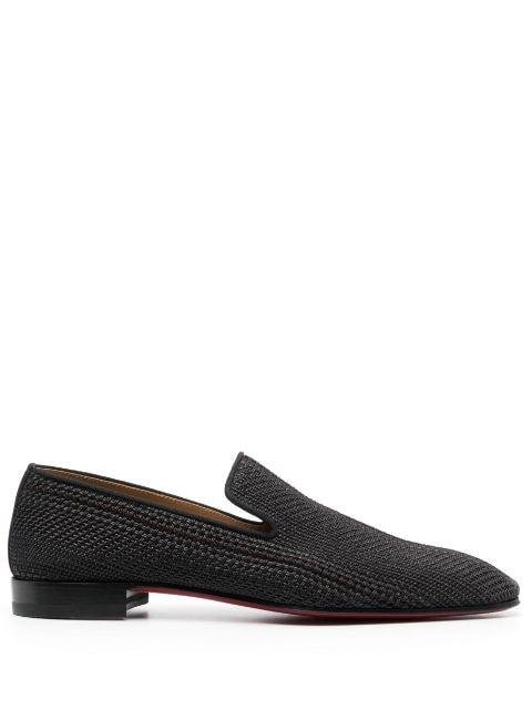 interwoven leather loafers by CHRISTIAN LOUBOUTIN