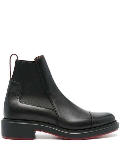 leather ankle boots by CHRISTIAN LOUBOUTIN
