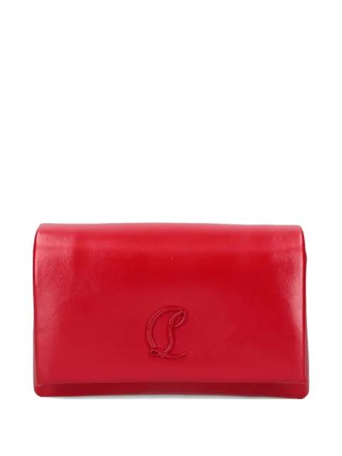 logo-embossed chain-strap shoulder bag by CHRISTIAN LOUBOUTIN