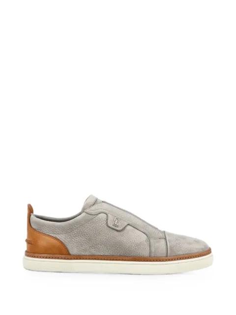 logo-plaque slip-on sneakers by CHRISTIAN LOUBOUTIN
