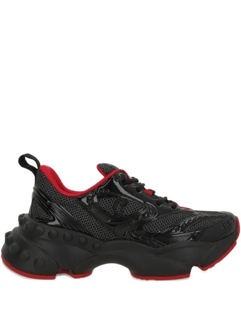 panelled lace-up sneakers by CHRISTIAN LOUBOUTIN