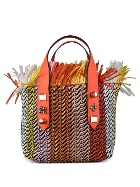 small Frangibus fringed tote bag by CHRISTIAN LOUBOUTIN