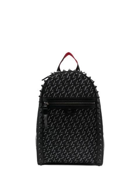 spike-embellished leather backpack by CHRISTIAN LOUBOUTIN