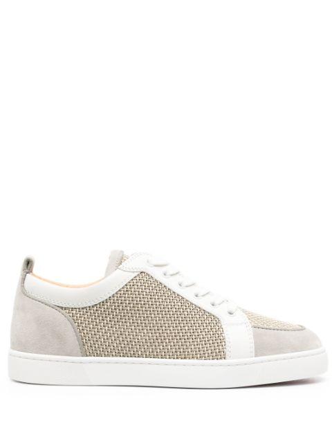 suede-panelling sneakers by CHRISTIAN LOUBOUTIN