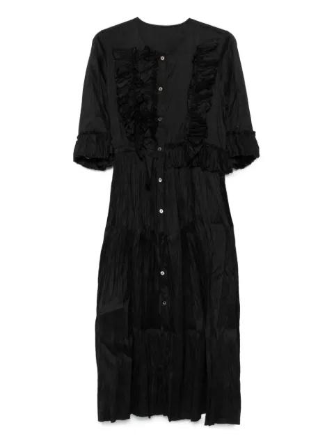 ruffled button-front dress by CHRISTIAN PEAU
