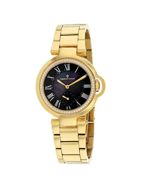 Cybele crystal-bezel 35mm watch by CHRISTIAN VAN SANT