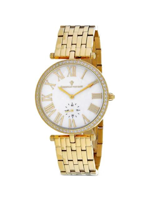 Hush crystal-embellished 36mm watch by CHRISTIAN VAN SANT