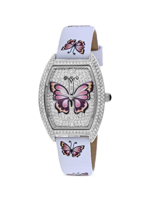 Papillon crystal-embellished 36mm watch by CHRISTIAN VAN SANT