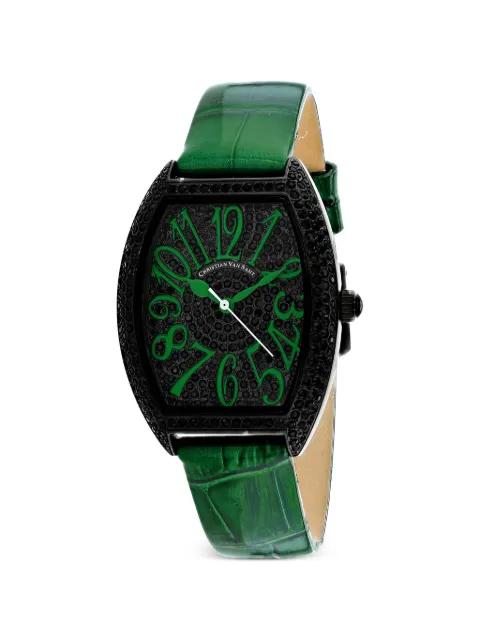 green 41mm watch by CHRISTIAN VAN SANT