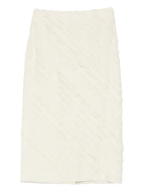 Simbi textured midi skirt by CHRISTIAN WIJNANTS