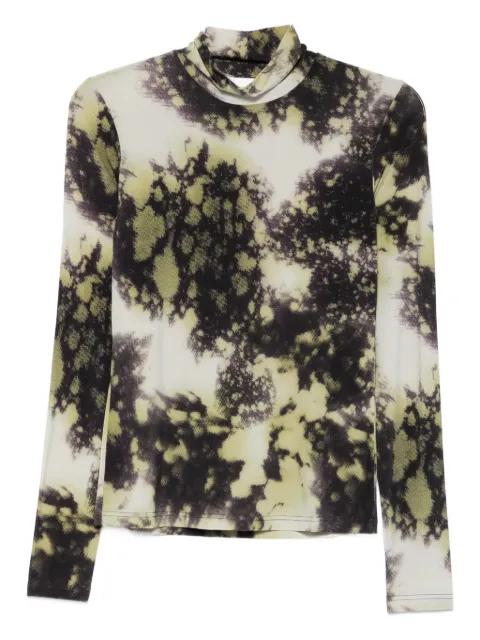 Tugal printed roll neck top by CHRISTIAN WIJNANTS
