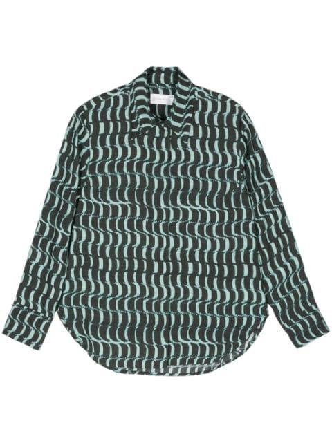 abstract-print shirt by CHRISTIAN WIJNANTS
