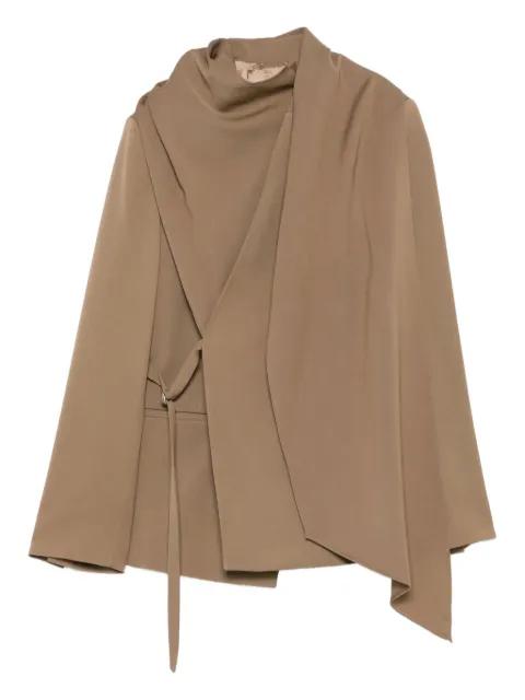 asymmetric wool coat by CHRISTIAN WIJNANTS