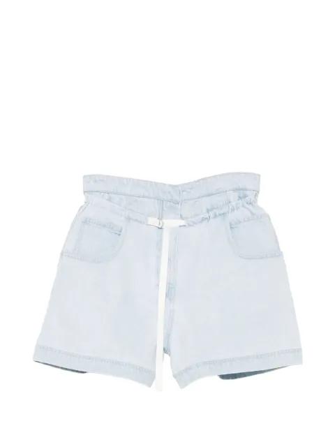 drawstrings denim shorts by CHRISTIAN WIJNANTS