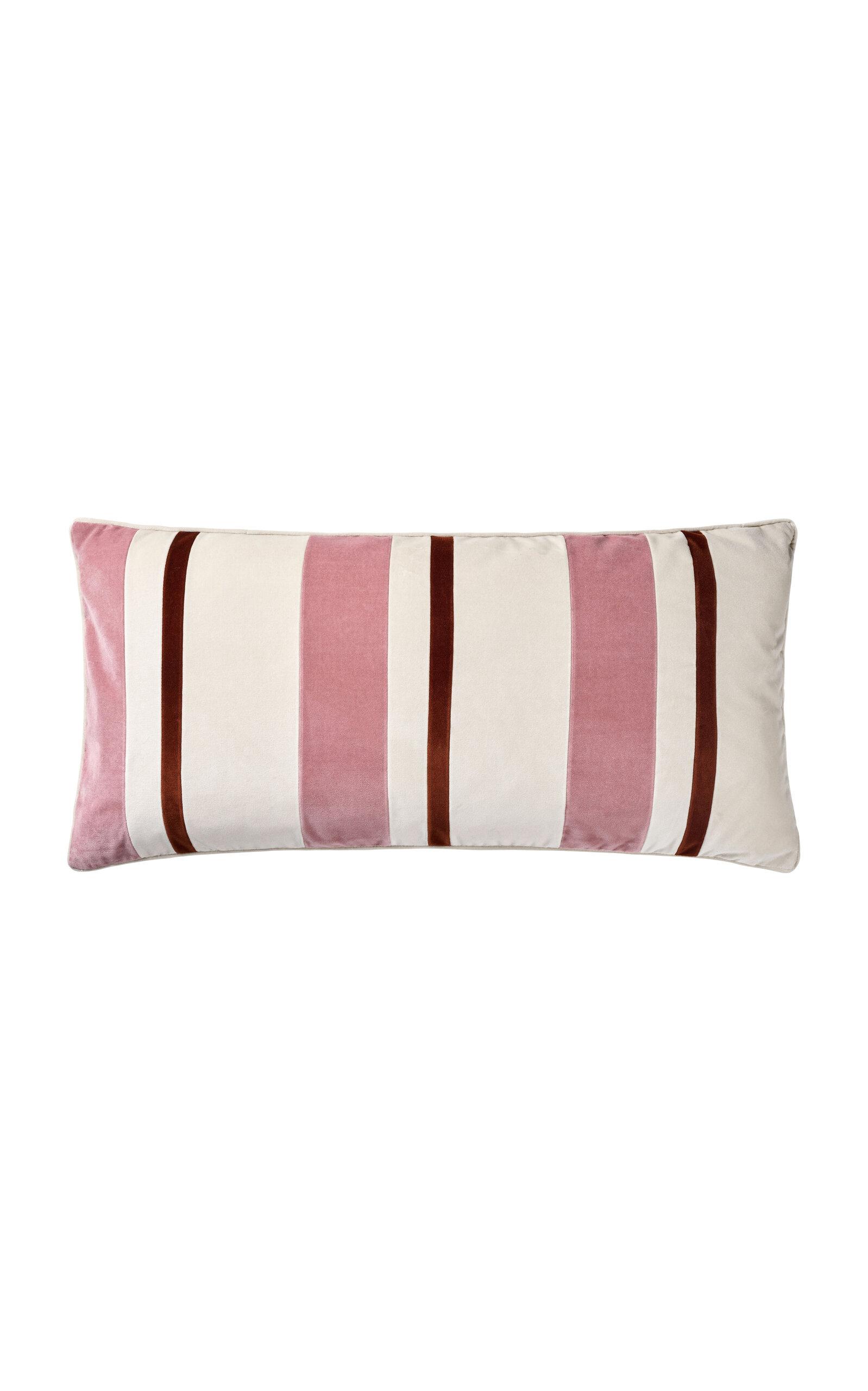 Christina Lundsteen - Helena Cotton Velvet Cushion - Multi - Moda Operandi by CHRISTINA LUNDSTEEN