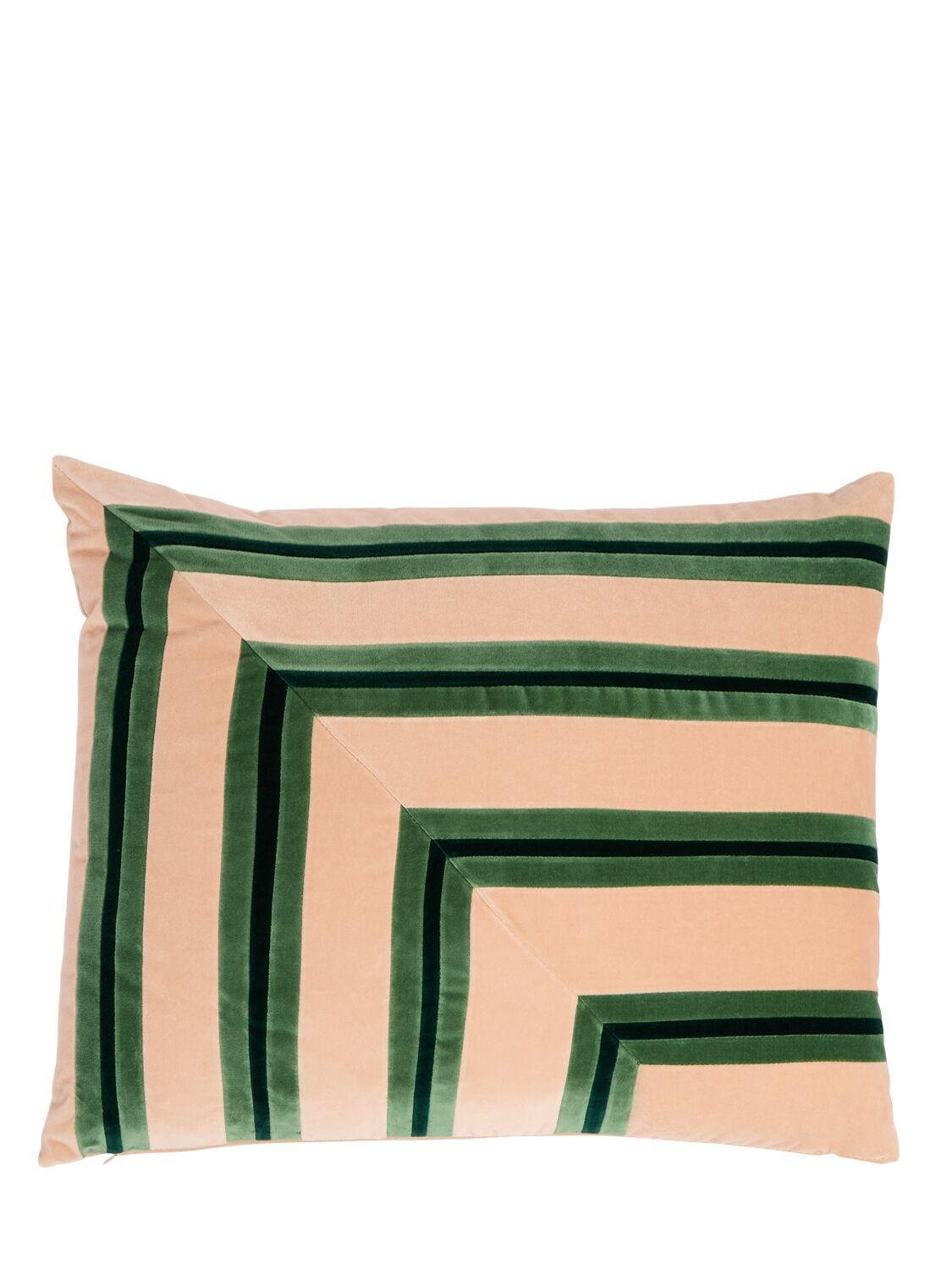 Jade Cotton Cushion by CHRISTINA LUNDSTEEN
