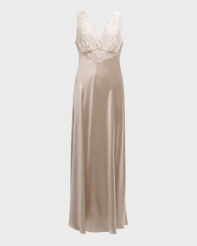 Bijoux Lace-Trim Nightgown by CHRISTINE LINGERIE
