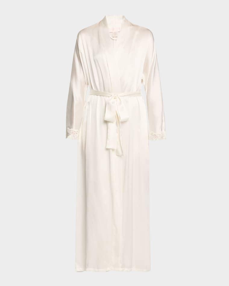 Bijoux Long Silk Robe by CHRISTINE LINGERIE