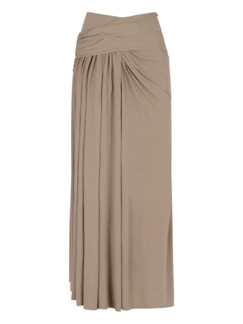 Aiba draped maxi skirt by CHRISTOPHER ESBER