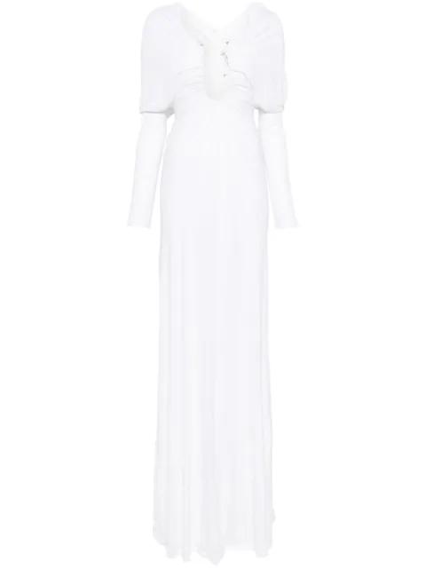 Arced Palm maxi dress by CHRISTOPHER ESBER