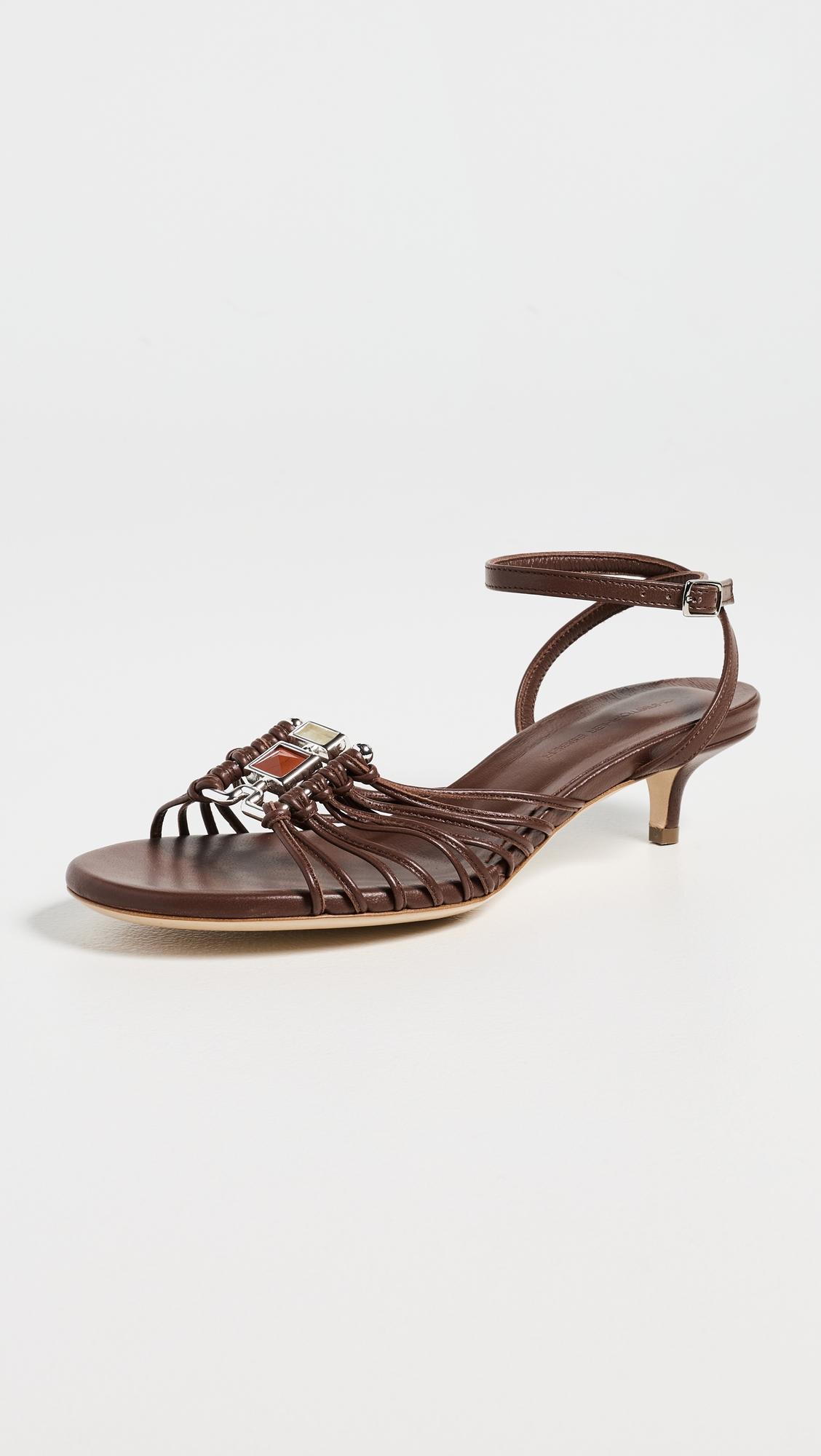 Bezel Quartz Micro Heels by CHRISTOPHER ESBER