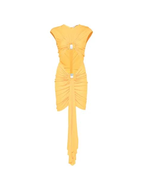 Bezel Quartz cut-out dress by CHRISTOPHER ESBER