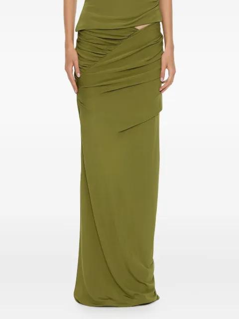 Christo draped jersey maxi skirt by CHRISTOPHER ESBER