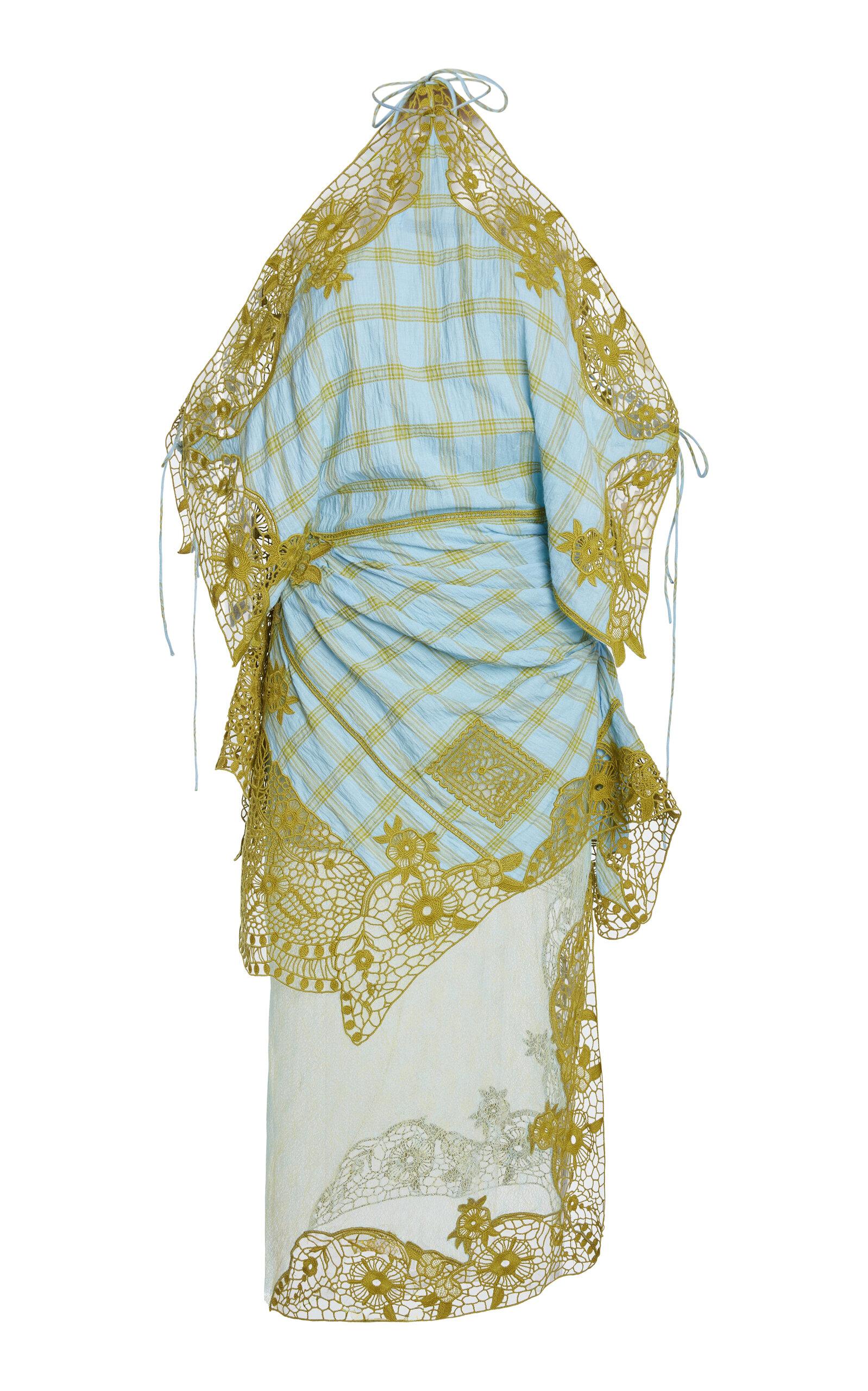 Christopher Esber Embroidered Handkerchief Envelope Cotton Dress - Moda Operandi by CHRISTOPHER ESBER