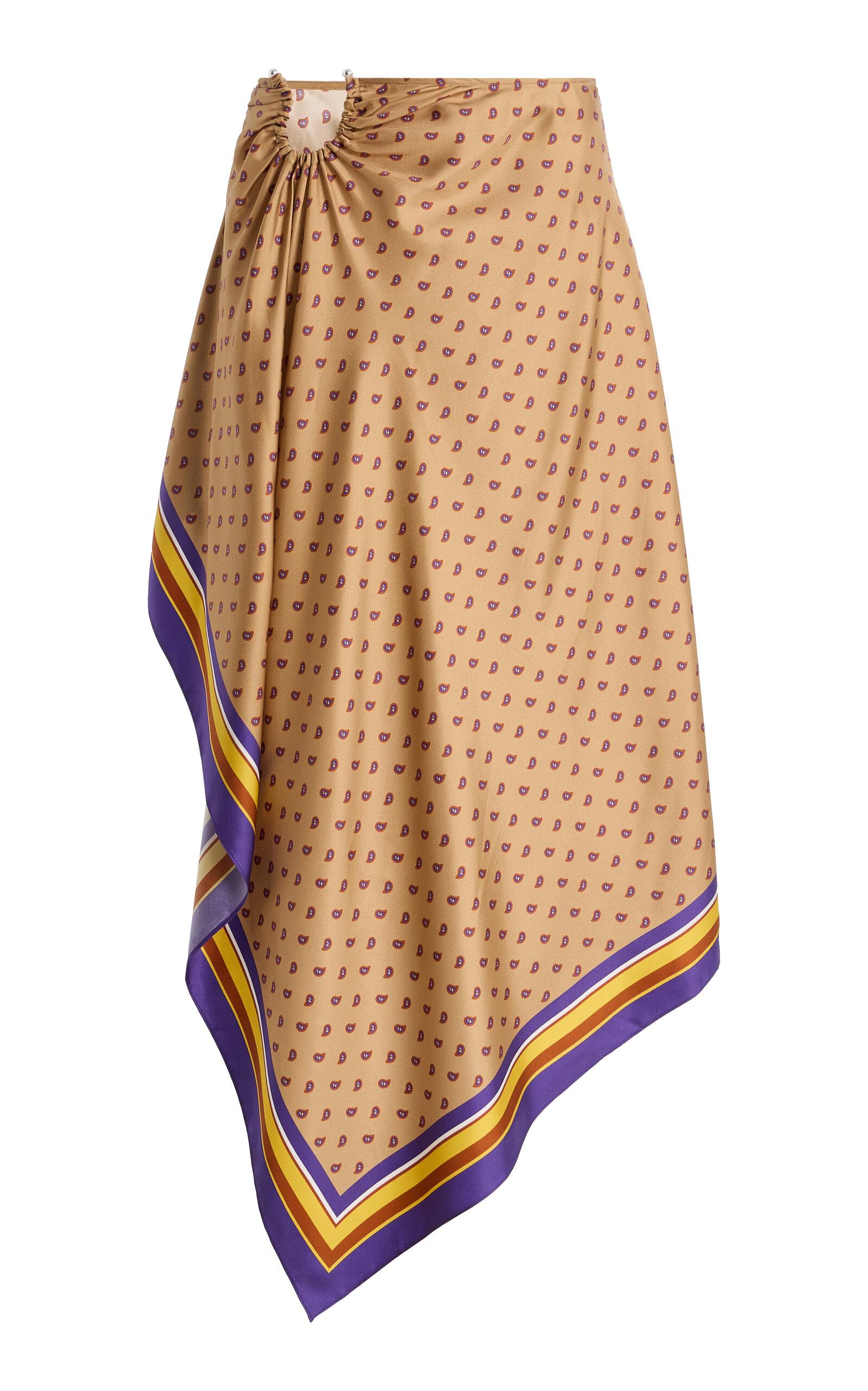 Christopher Esber Exclusive La Isla Bandana-Print Silk-Twill Midi Skirt - Moda Operandi by CHRISTOPHER ESBER