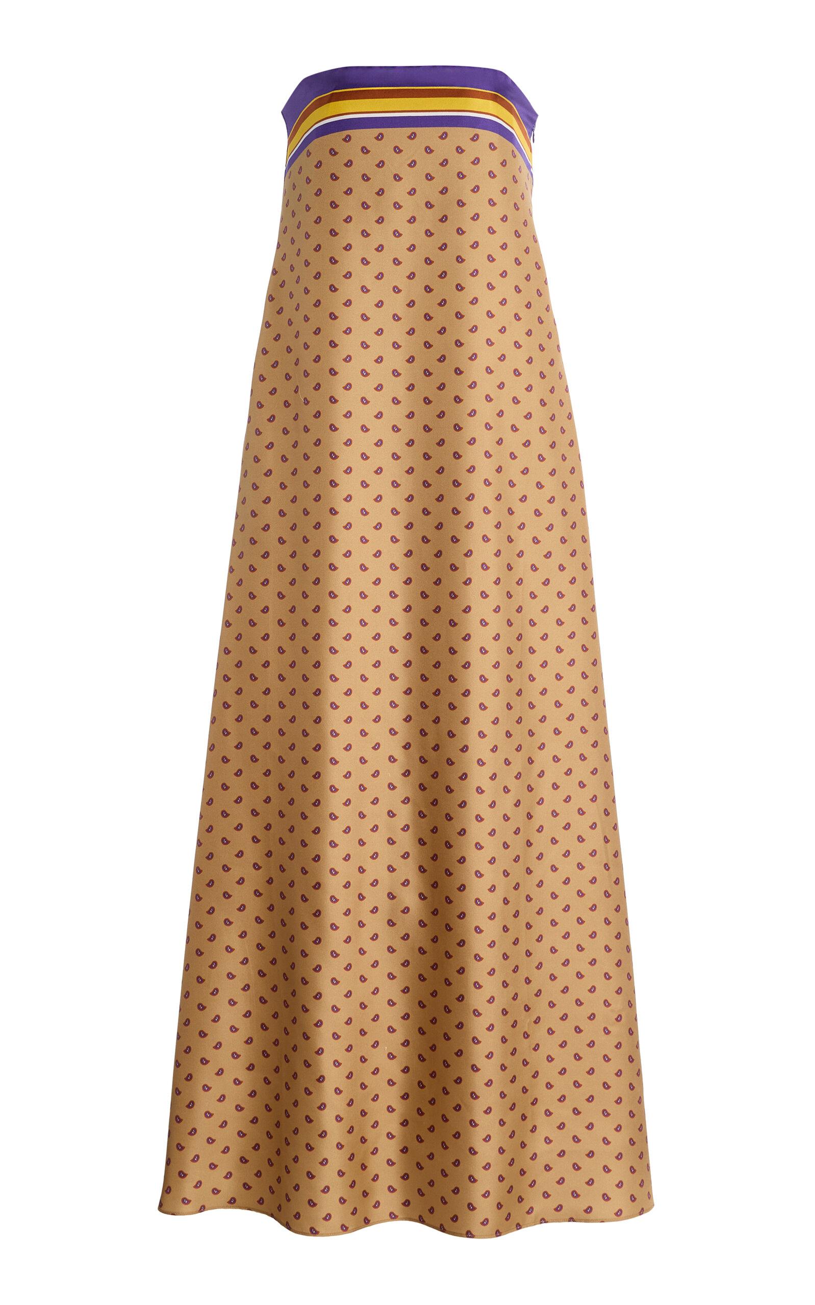 Christopher Esber Exclusive La Isla Bandana-Print Silk-Twill Strapless Dress - Moda Operandi by CHRISTOPHER ESBER