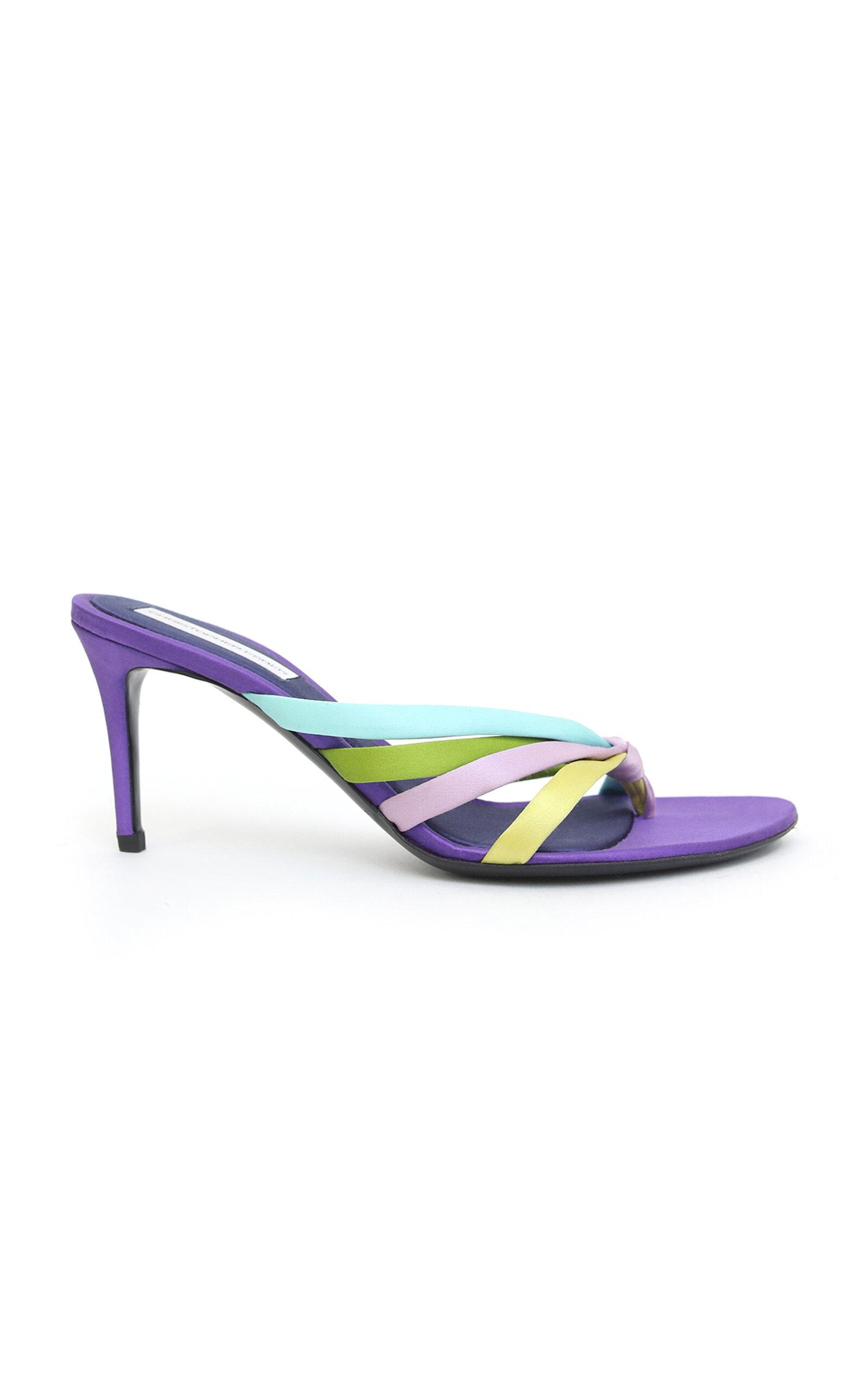 Christopher Esber Mica Satin Heel - Moda Operandi by CHRISTOPHER ESBER