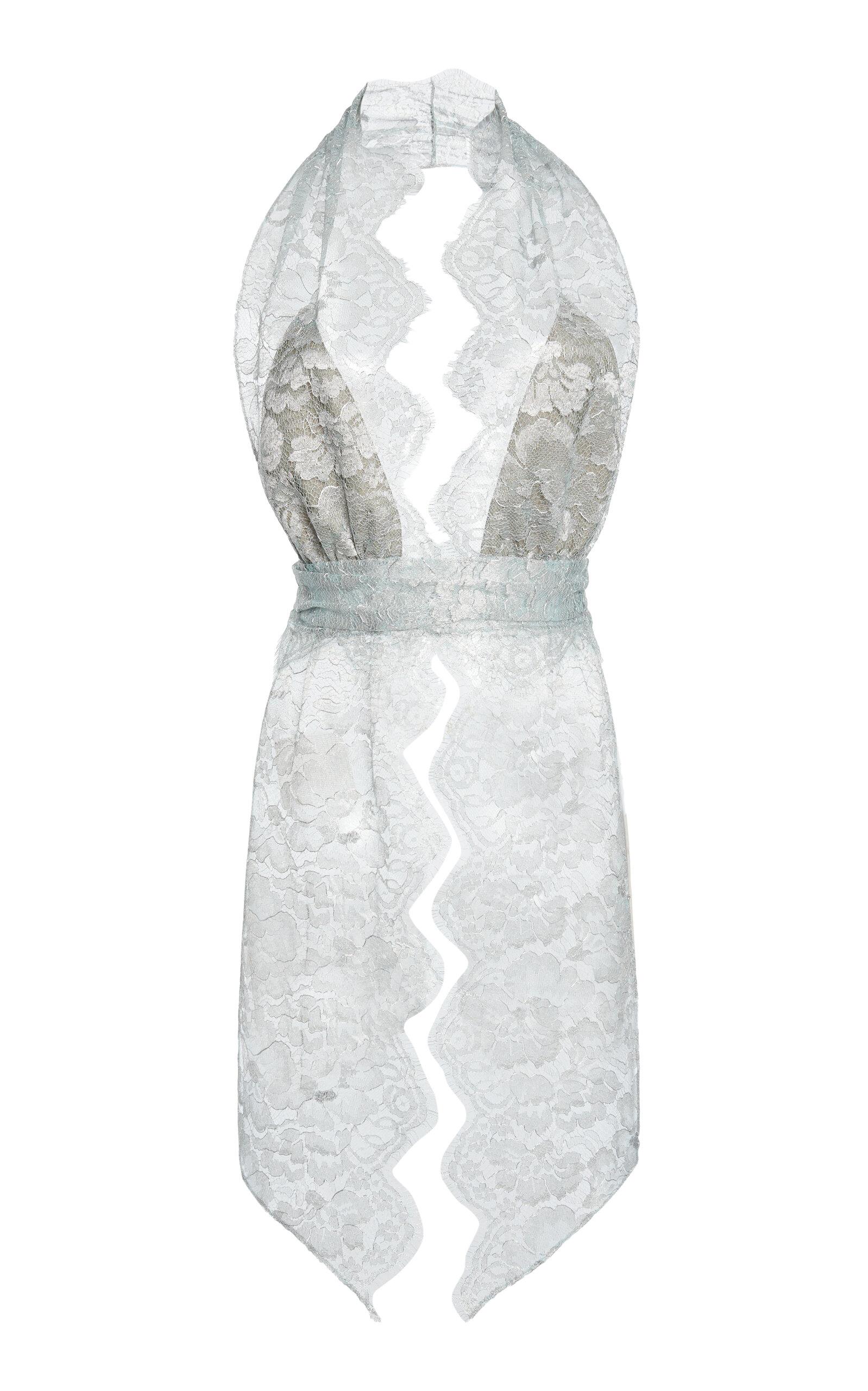 Christopher Esber Moonlit Patina Lace Scarf Top - Moda Operandi by CHRISTOPHER ESBER