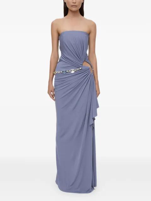 Crystal strapless gown by CHRISTOPHER ESBER