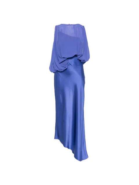 Cumulus draped midi dress by CHRISTOPHER ESBER