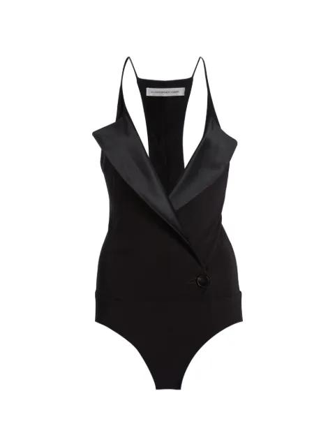Didion contrast bodysuit by CHRISTOPHER ESBER