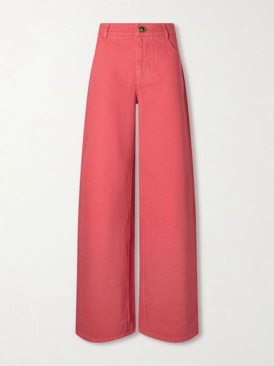 High-rise wide-leg jeans by CHRISTOPHER ESBER