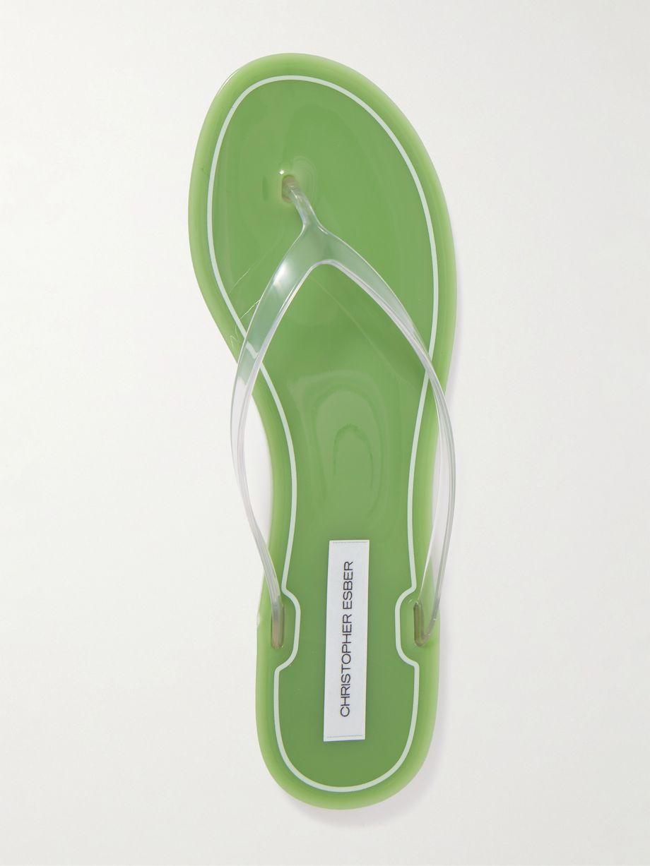 Jo PVC flip flops by CHRISTOPHER ESBER