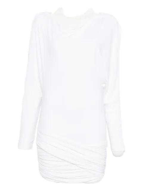 Luna cowl draped dress by CHRISTOPHER ESBER