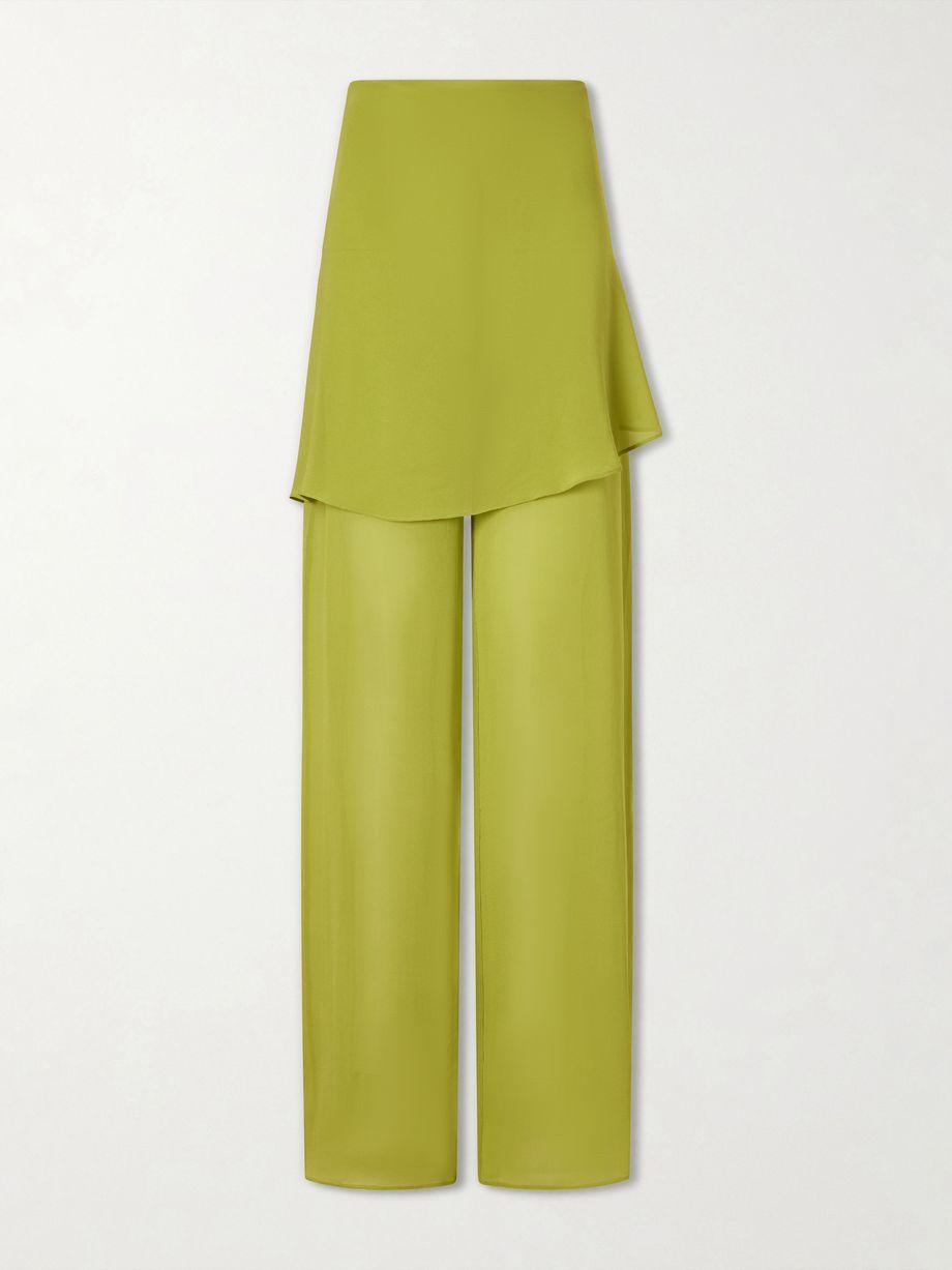 Mirador silk wide-leg pants by CHRISTOPHER ESBER
