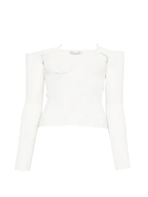 Odessa long-sleeve top by CHRISTOPHER ESBER