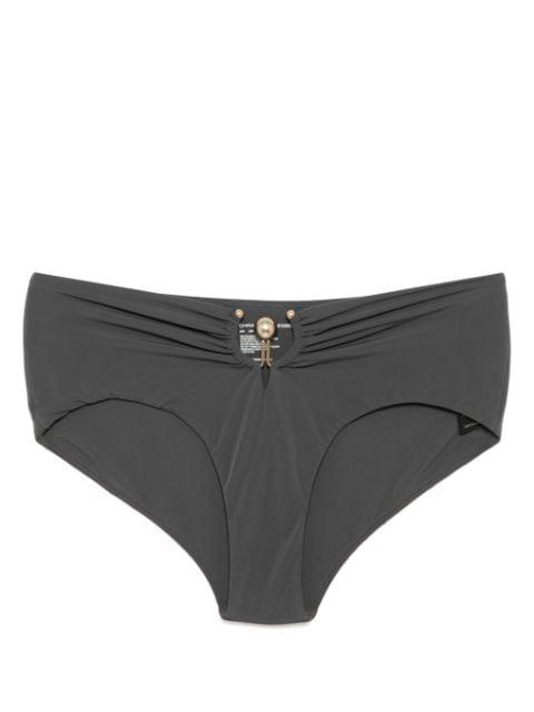Orbit ruched bikini bottoms by CHRISTOPHER ESBER