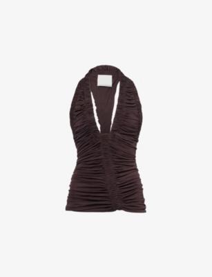 Orion Draped Woven Top by CHRISTOPHER ESBER