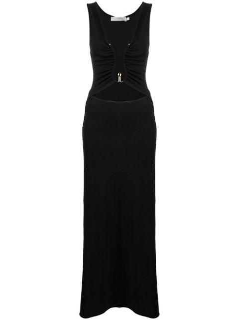 Polar Orbit cut-out maxi dress by CHRISTOPHER ESBER