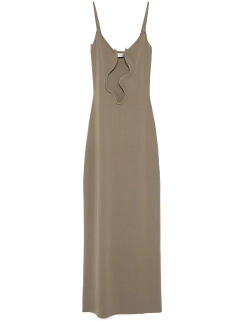 Salacia wire column dress by CHRISTOPHER ESBER