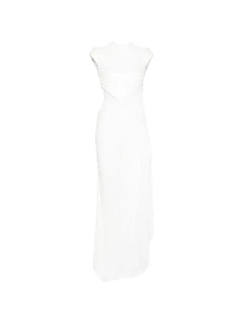 Theia ruched cutout dress by CHRISTOPHER ESBER