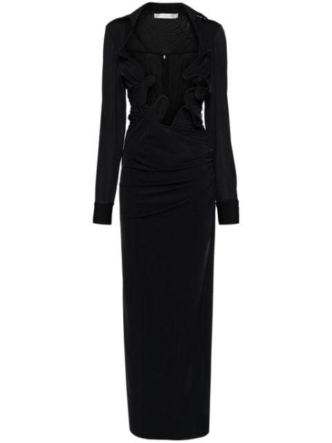 Venus plunging maxi dress by CHRISTOPHER ESBER