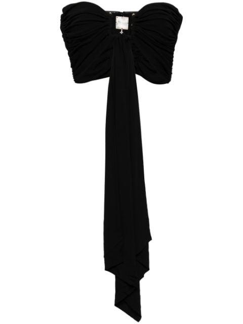 bezel quartz draped top by CHRISTOPHER ESBER